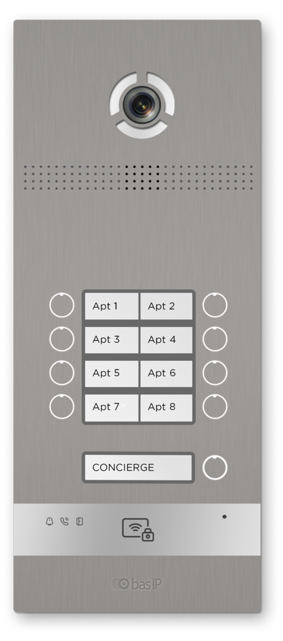 BAS-IP BI-08FBI — IP video door stations