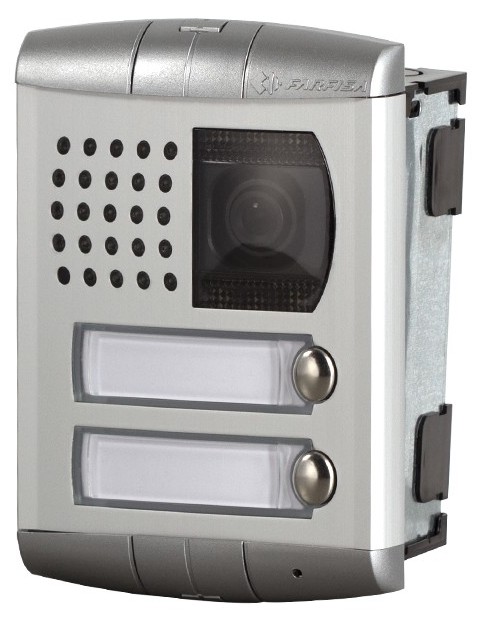Farfisa 2 buttons outdoor Intercom with video — Video intercom