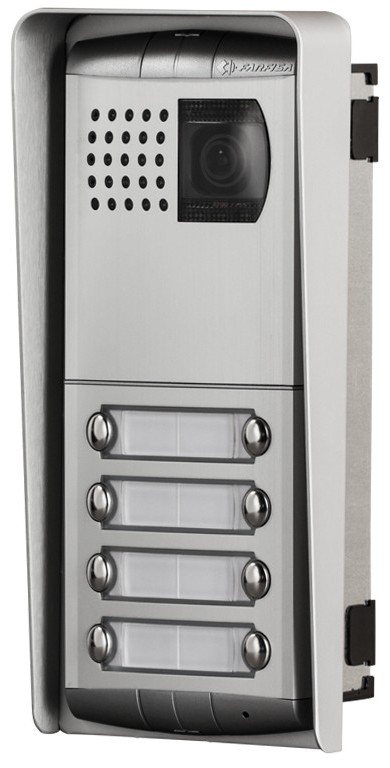 Farfisa 8 buttons Outdoor Intercom with video — Video intercom